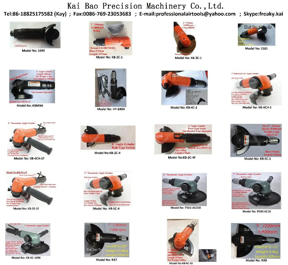 Air Angle Grinder