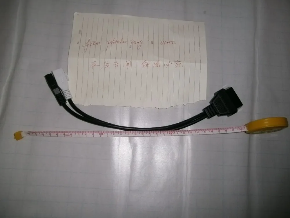 For Audi 2x2 2+2 To OBD 2 Connector 16 Pin OBD2 Diagnostic Tools Cable AudiVWSeatSkoda (1)