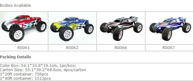 Promotion - 1/10 scale 4WD Brushless Monster Truck,Lipo Battery 7.4V 3250mAh