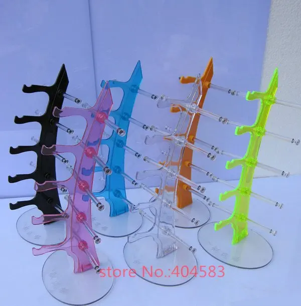 Wholesale spectacle eyewear displays stand sunglasses stand holder rack (hold up to 5pairs)many colors for choice