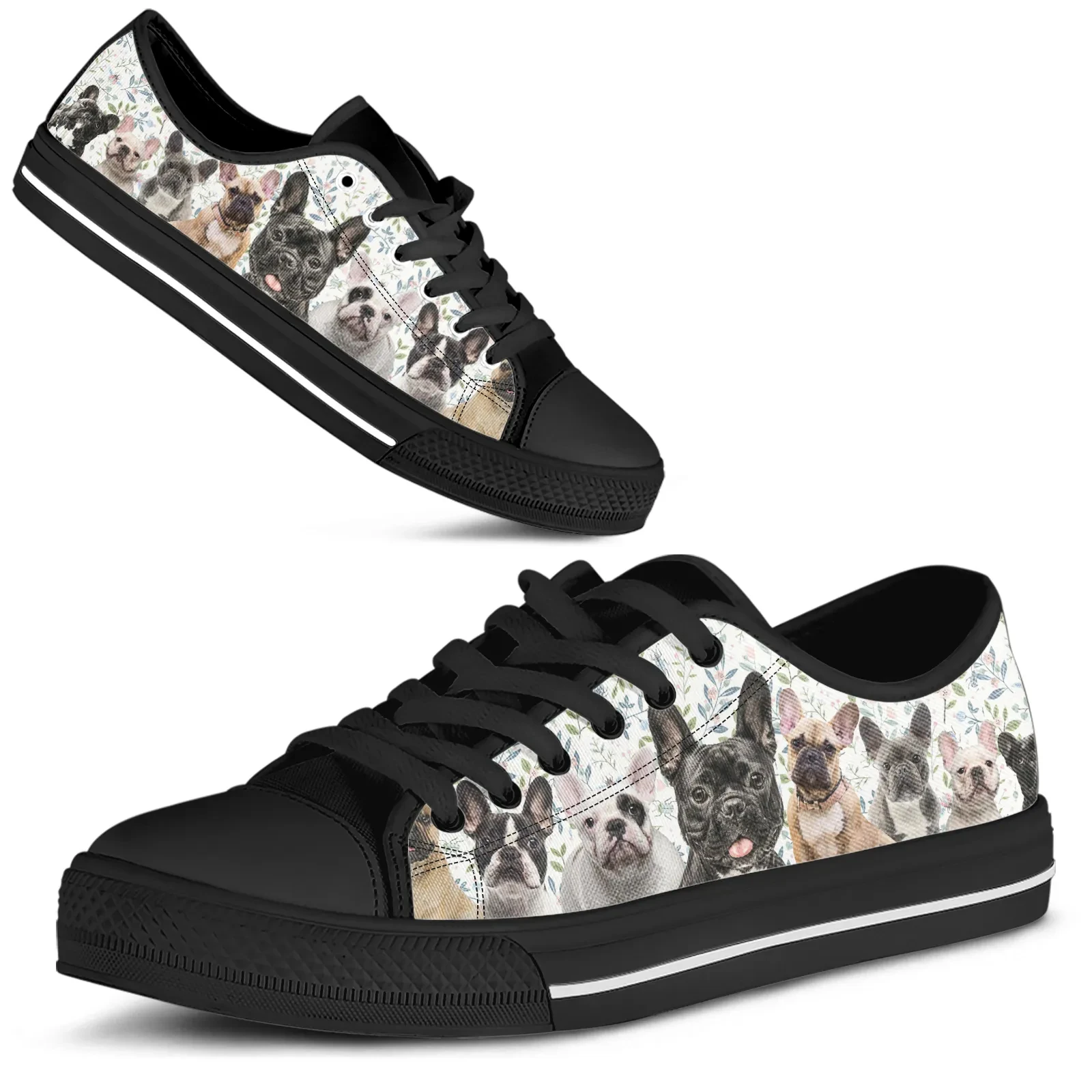 French Bulldog Printed for Woman Men Classic Low Top Canvas Shoes Non-slip Dirt Resistant Sneakers Brand Design Comfort Footwear
French Bulldog Printed for Woman Men Classic Low Top Canvas Shoes Non-slip Dirt Resistant Sneakers Brand Design Comfort Footwear