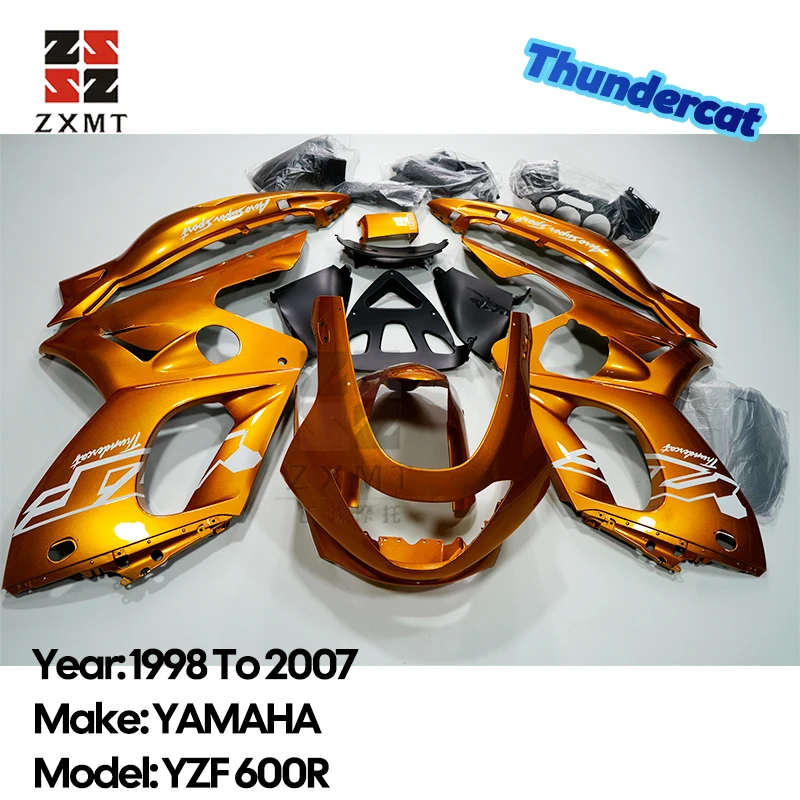 ZXMT Motorcycle Panel ABS Injection Molded Plastic Bodywork Full Fairing Kit For 1998 to 2007 YAMAHA YZF 600R Thundercat
ZXMT Motorcycle Panel ABS Injection Molded Plastic Bodywork Full Fairing Kit For 1998 to 2007 YAMAHA YZF 600R Thundercat