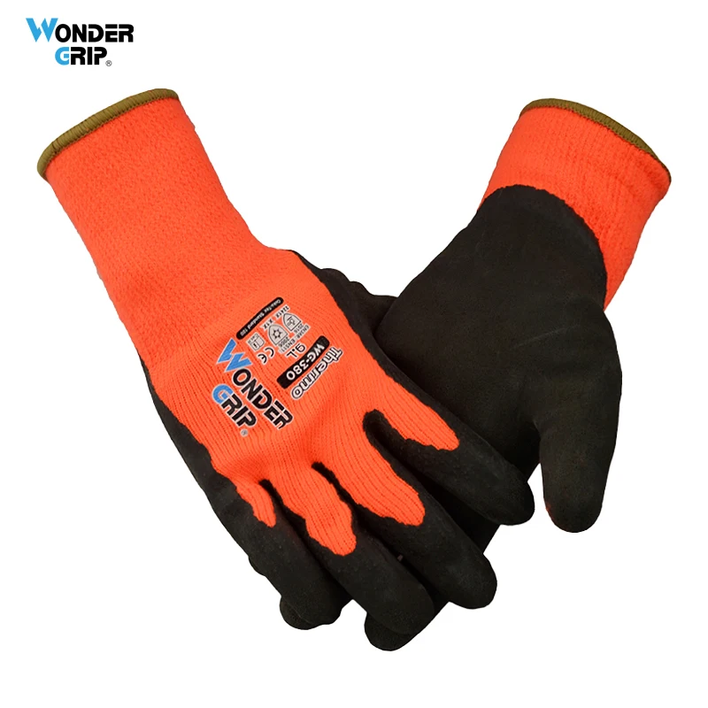 

Wonder Grip 24 Pcs/12 Pairs Cold Resistant Garden Working Gloves Double Layer Latex Coated Work Gloves Gardening Hand Protection