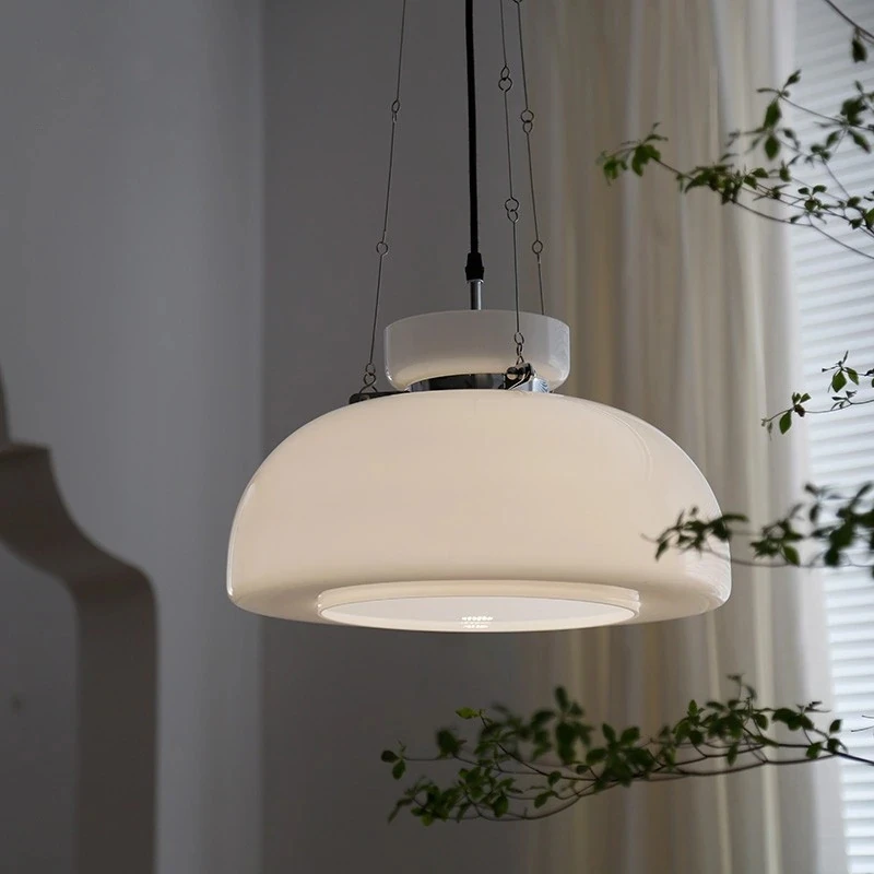 Nordic Minimalist White Glass Dining Pendant Lamp LED E27 Lighting Indoor Bedroom Living Room Decoration Bauhaus Hanging Fixture
Nordic Minimalist White Glass Dining Pendant Lamp LED E27 Lighting Indoor Bedroom Living Room Decoration Bauhaus Hanging Fixture