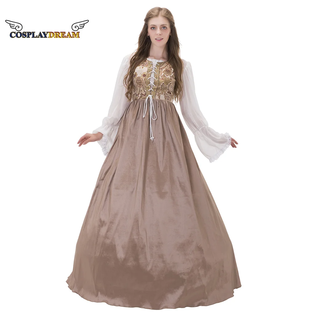 

18th Century Civil War Victorian Era Dress Adult Medieval Renaissance Marie Antoinette Rococo Dress Ball Gown Halloween Costume