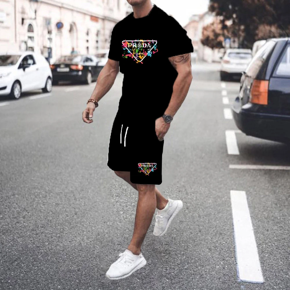 2024 Summer Men's Suit Hot Sale Large Size Casual Fashion Sportswear 3D Digital Printing Men's Short Sleeve T-shirt Shorts Suit
2024 Summer Men's Suit Hot Sale Large Size Casual Fashion Sportswear 3D Digital Printing Men's Short Sleeve T-shirt Shorts Suit