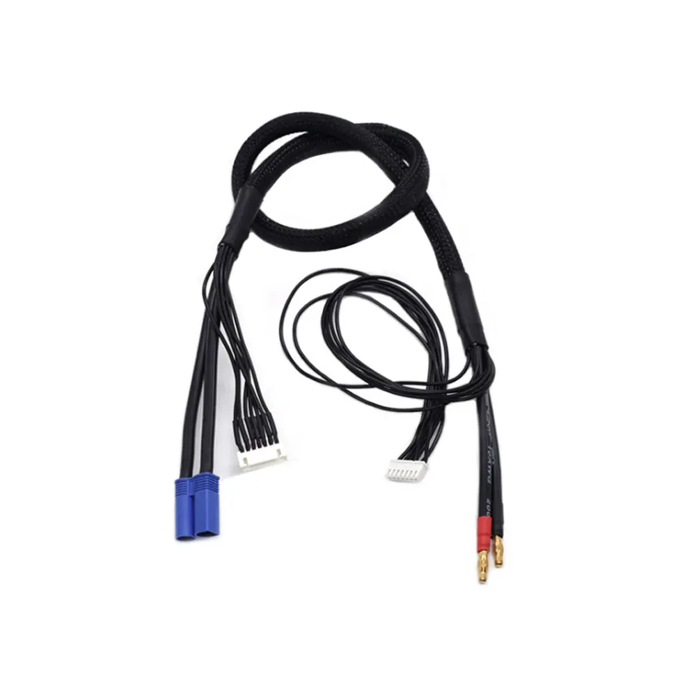 6S EC5 900mm Balance Charging Lead 4mm Multi Bullet Plug with black wire 10AWG 700mm
6S EC5 900mm Balance Charging Lead 4mm Multi Bullet Plug with black wire 10AWG 700mm