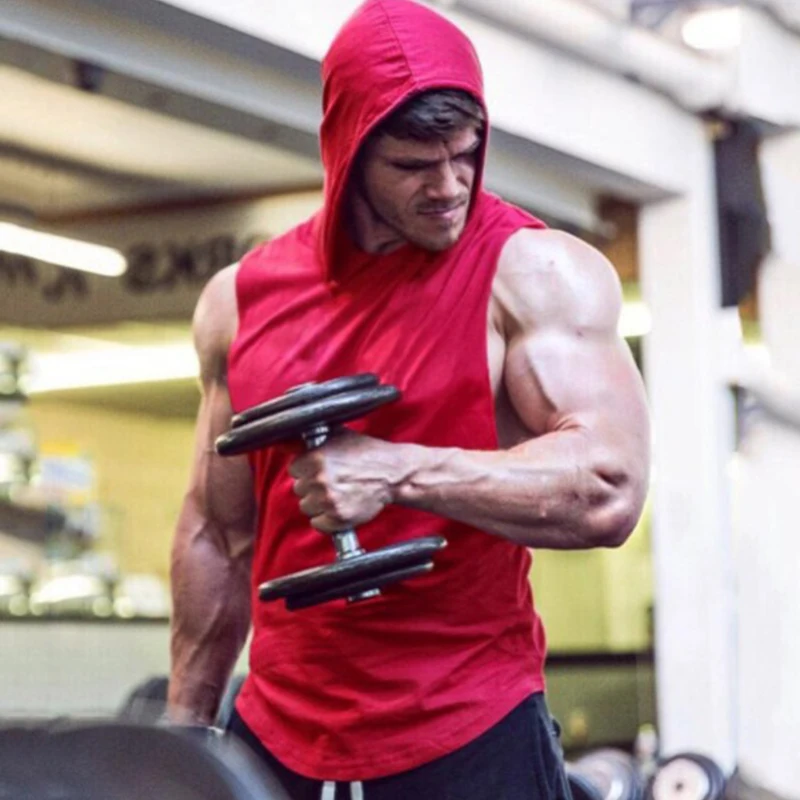 Brand Gym Clothing Mens Bodybuilding Hooded Tank Top Cotton Sleeveless Vest Fitness Sweatshirt Workout Sportswear Tops Male
Brand Gym Clothing Mens Bodybuilding Hooded Tank Top Cotton Sleeveless Vest Fitness Sweatshirt Workout Sportswear Tops Male