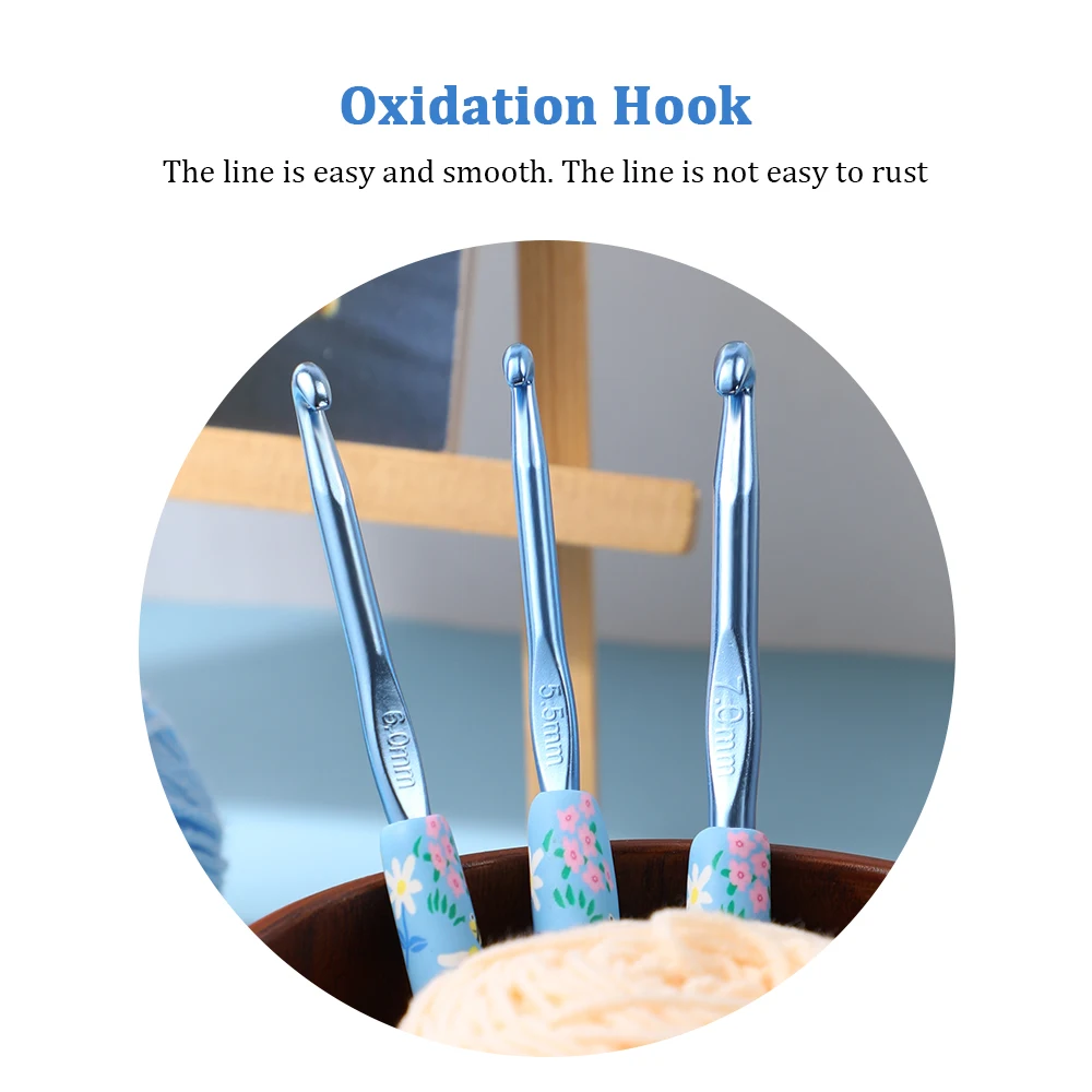 1Pcs/2.0-10.0mm Little Bee Print Crochet Hooks Crochet Needles for Beginners and Knitting Crocheting Yarn DIY Crafts Supplies 1Pcs/2.0-10.0mm Little Bee Print Crochet Hooks Crochet Needles for Beginners and Knitting Crocheting Yarn DIY Crafts Supplies