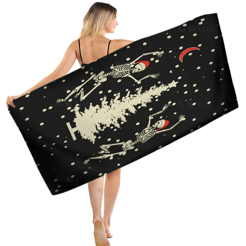 Dancing Skeleton Xmas Trees Snowflakes Spooky Dark Christmas Quick Drying Towel By Ho Me Lili Fit For Fitness Swim Etc
Dancing Skeleton Xmas Trees Snowflakes Spooky Dark Christmas Quick Drying Towel By Ho Me Lili Fit For Fitness Swim Etc