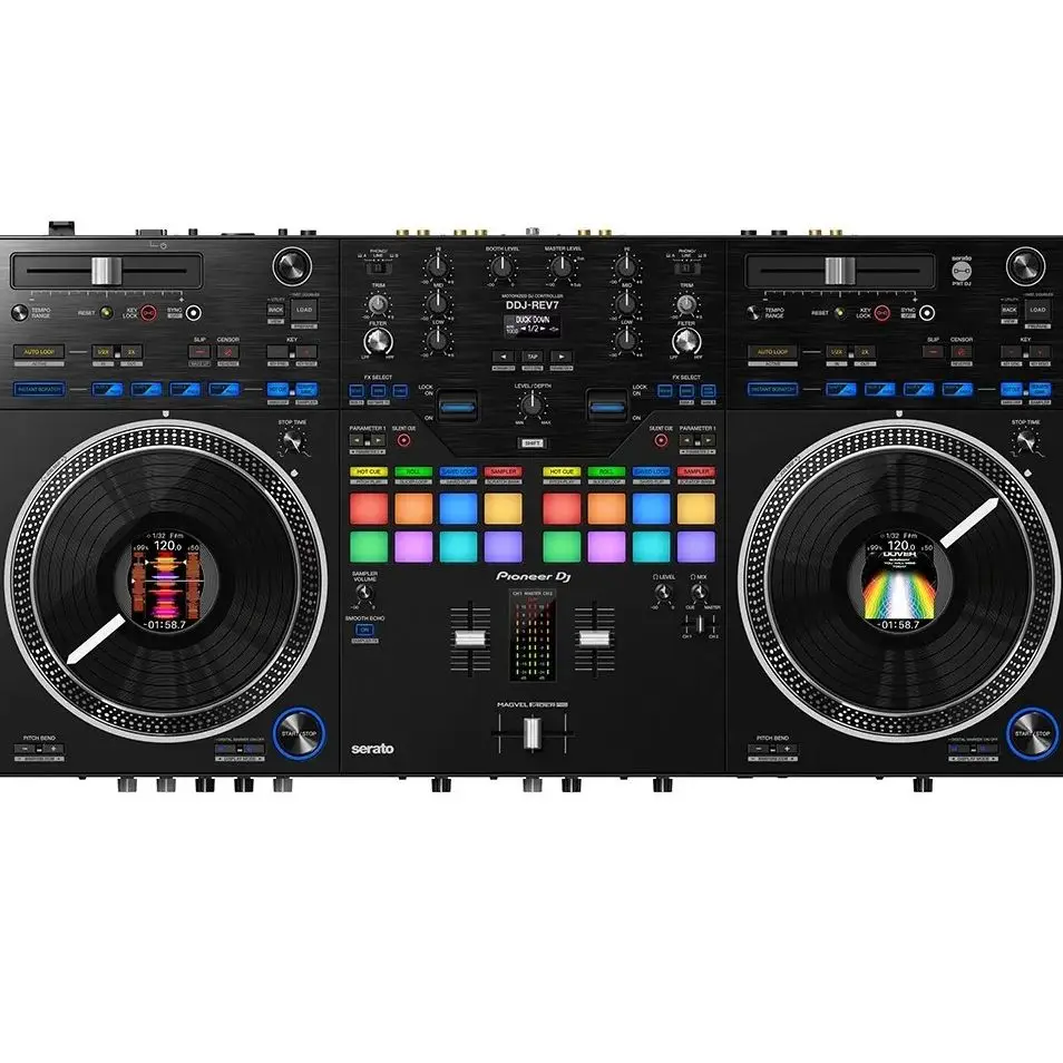 Быстрая продажа, профессиональный двухканальный контроллер Serato DJ от PioNeer DDJREV7 в стиле царапин
Быстрая продажа, профессиональный двухканальный контроллер Serato DJ от PioNeer DDJREV7 в стиле царапин