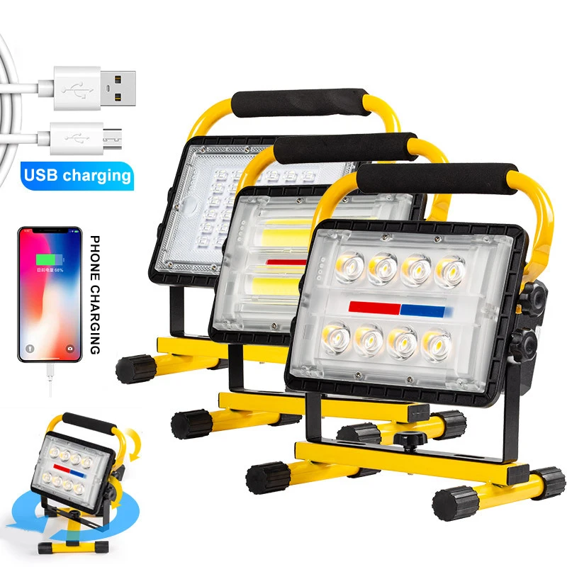 LED Floodlight Strong Search Site Mobile Work Mine Light With Electric Display Buit-in Battery Power Bank Outdoor Portable Light
LED Floodlight Strong Search Site Mobile Work Mine Light With Electric Display Buit-in Battery Power Bank Outdoor Portable Light