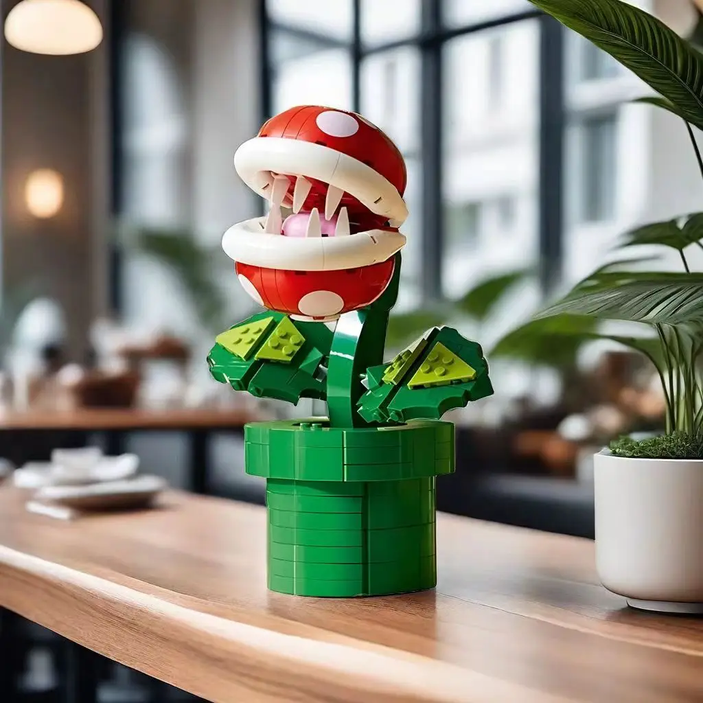 IN STOCK 540pcs Piranha Plant Building Blocks Model Swallowing Flowers Creative Bricks Assembling toys for boys Gift Set
IN STOCK 540pcs Piranha Plant Building Blocks Model Swallowing Flowers Creative Bricks Assembling toys for boys Gift Set