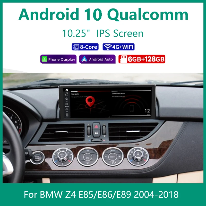 10.25” Qualcomm Android 11 Stereo for BMW Z4 E89/ E85/E86 CCC CIC 2004-2018 with CarPlay Auto GPS Navigation Multimedia WIFI 4G
10.25” Qualcomm Android 11 Stereo for BMW Z4 E89/ E85/E86 CCC CIC 2004-2018 with CarPlay Auto GPS Navigation Multimedia WIFI 4G