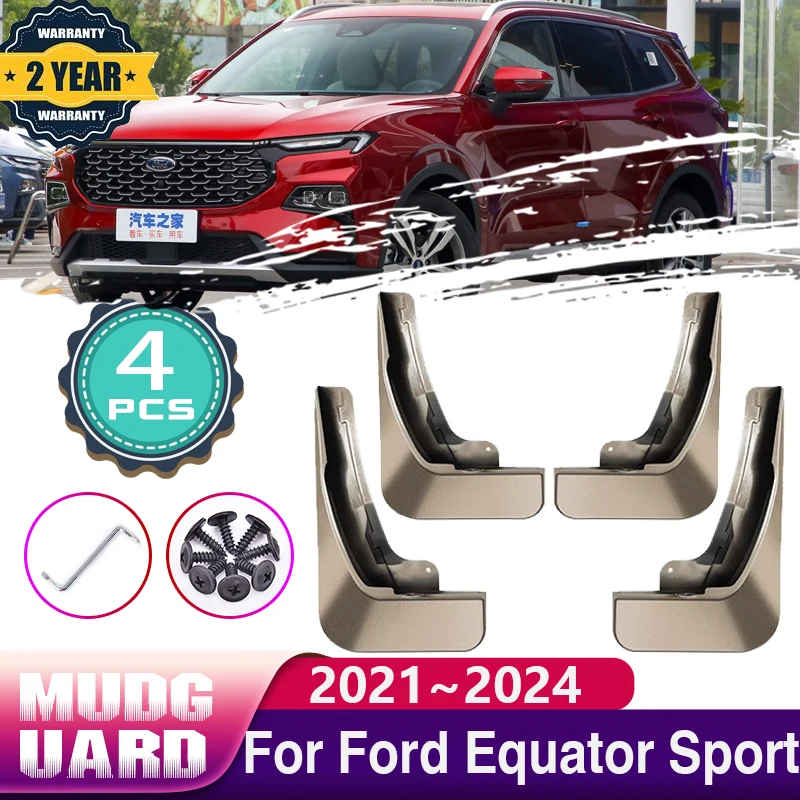 Car Mud Flaps for Ford Equator Sport 2021 2022~2024 Mudguards Splash Guards Front Wheel Fender Baking Paint Mudflaps Accessories
Car Mud Flaps for Ford Equator Sport 2021 2022~2024 Mudguards Splash Guards Front Wheel Fender Baking Paint Mudflaps Accessories