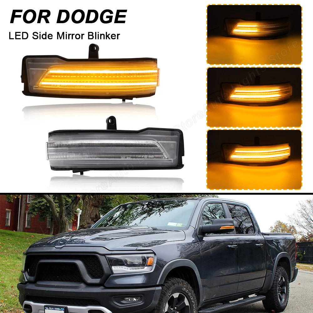 For Dodge Ram 1500 2019-2022 Dynamic Side Mirror LED Lights Pure Amber 2PCS Sequential Turn Signal Indicator Lamps Ram 1500
For Dodge Ram 1500 2019-2022 Dynamic Side Mirror LED Lights Pure Amber 2PCS Sequential Turn Signal Indicator Lamps Ram 1500