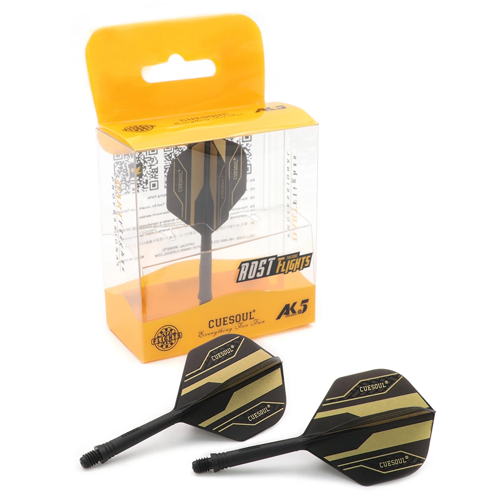 CUESOUL New Launch AK5 Integrated Dart Shaft Dart Flights Standard Shape Size M-Black
CUESOUL New Launch AK5 Integrated Dart Shaft Dart Flights Standard Shape Size M-Black