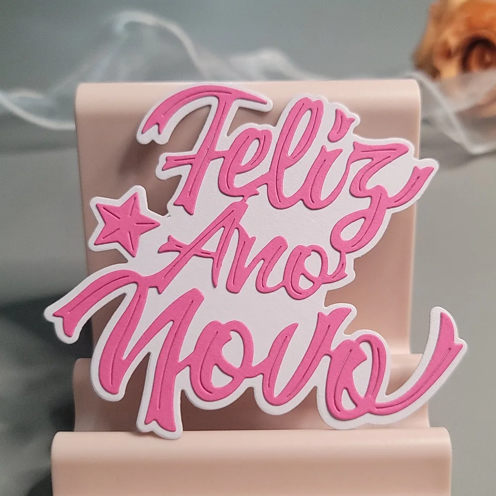 Portuguese Phrase Happy New Year Metal Cutting Dies for Scrapbooking DIY Album Embossing Greeting Card Die Cuts Letter 2023 New
Portuguese Phrase Happy New Year Metal Cutting Dies for Scrapbooking DIY Album Embossing Greeting Card Die Cuts Letter 2023 New