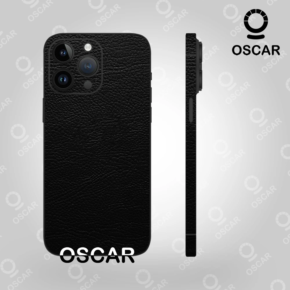 Black Leather Full Skin Wrap for iPhone X to 15 Series - Stylish and Protective Accessory 
Black Leather Full Skin Wrap for iPhone X to 15 Series - Stylish and Protective Accessory