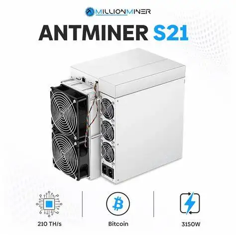 AY BUY 4, получите 2 бесплатных нового Bitmain Antminer S21 195TH/S 3412 Вт, Биткоин-Майнер Asic, Крипто-Майнер
AY BUY 4, получите 2 бесплатных нового Bitmain Antminer S21 195TH/S 3412 Вт, Биткоин-Майнер Asic, Крипто-Майнер