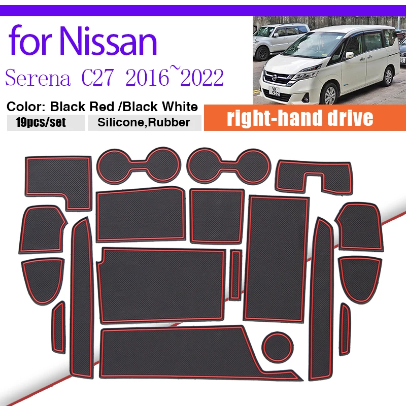 Dust-proof Pad for Nissan Serena X C27 Suzuki Landy 2016~2022 Storage Rubber Mat Door Slot Groove Cup Cushion Coaster Sticker
Dust-proof Pad for Nissan Serena X C27 Suzuki Landy 2016~2022 Storage Rubber Mat Door Slot Groove Cup Cushion Coaster Sticker