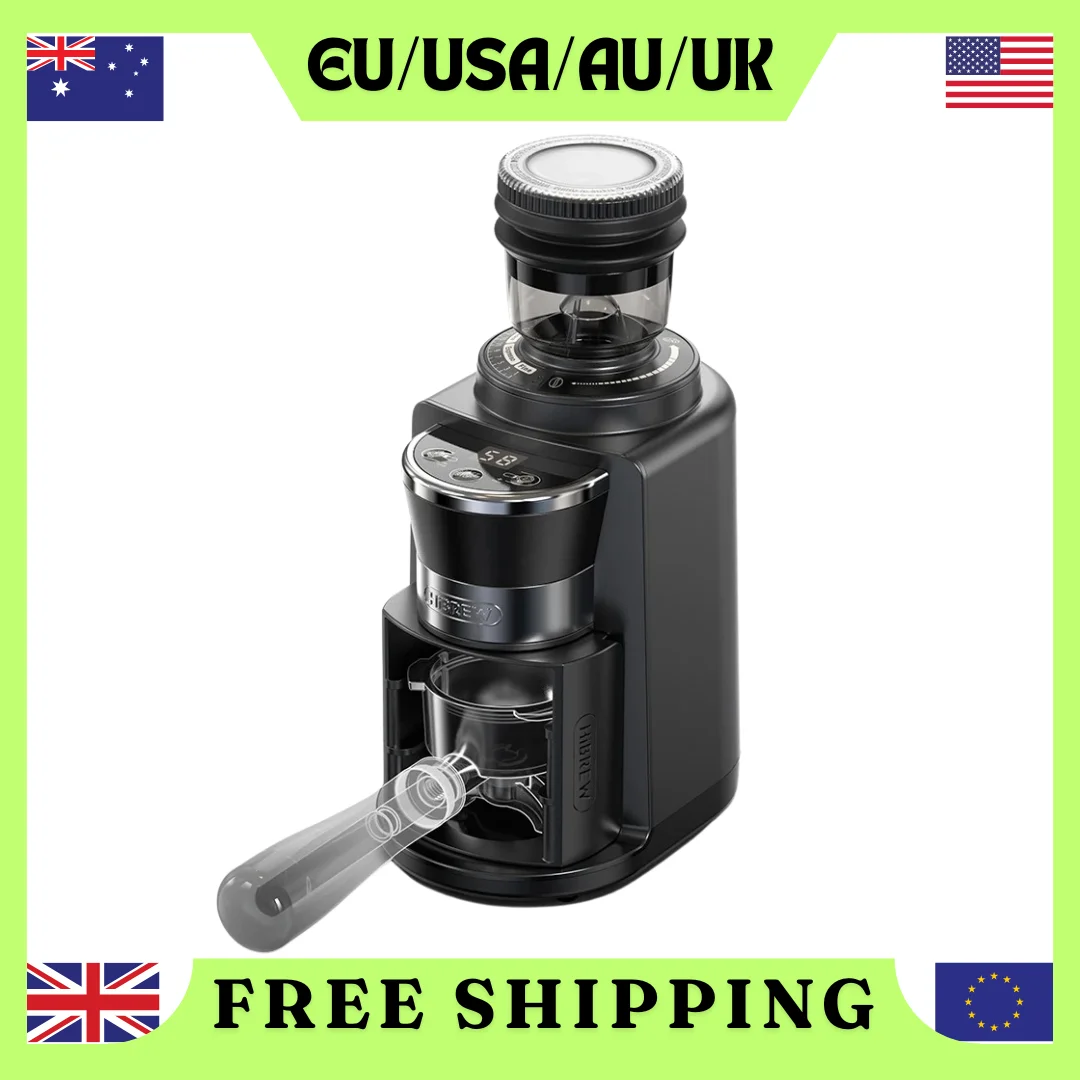 HiBREW Automatic Burr Mill Electric Coffee Grinder with 34 Gears for Espresso American Coffee Pour Over Visual Bean Storage G3A
HiBREW Automatic Burr Mill Electric Coffee Grinder with 34 Gears for Espresso American Coffee Pour Over Visual Bean Storage G3A