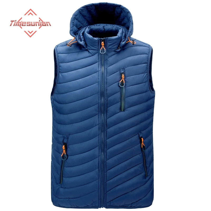 Winter Men Sleeveless Jackets Vests Men Hooded Casual Pockets Waistcoat Autumn Windproof Waterproof Hat Detachable Vest Male
Winter Men Sleeveless Jackets Vests Men Hooded Casual Pockets Waistcoat Autumn Windproof Waterproof Hat Detachable Vest Male