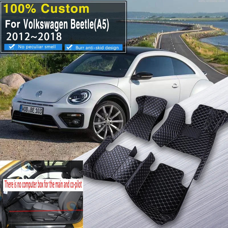 Car Floor Mat For Volkswagen Beetle Maggiolino Coccinelle Kafer A5 2012~2018 Not Computer Box Waterproof Car Mat Car Accessories
Car Floor Mat For Volkswagen Beetle Maggiolino Coccinelle Kafer A5 2012~2018 Not Computer Box Waterproof Car Mat Car Accessories