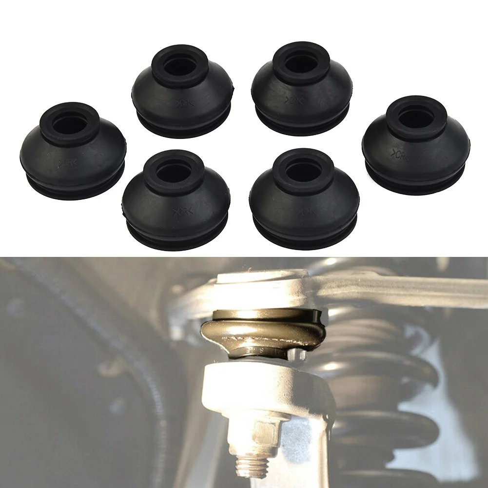 

6pcs 13 23 30 High Quality Rubber Tie Rod End And Ball Joint Dust Boots Cover Universal Ball Joint Boot Replacement Accessories