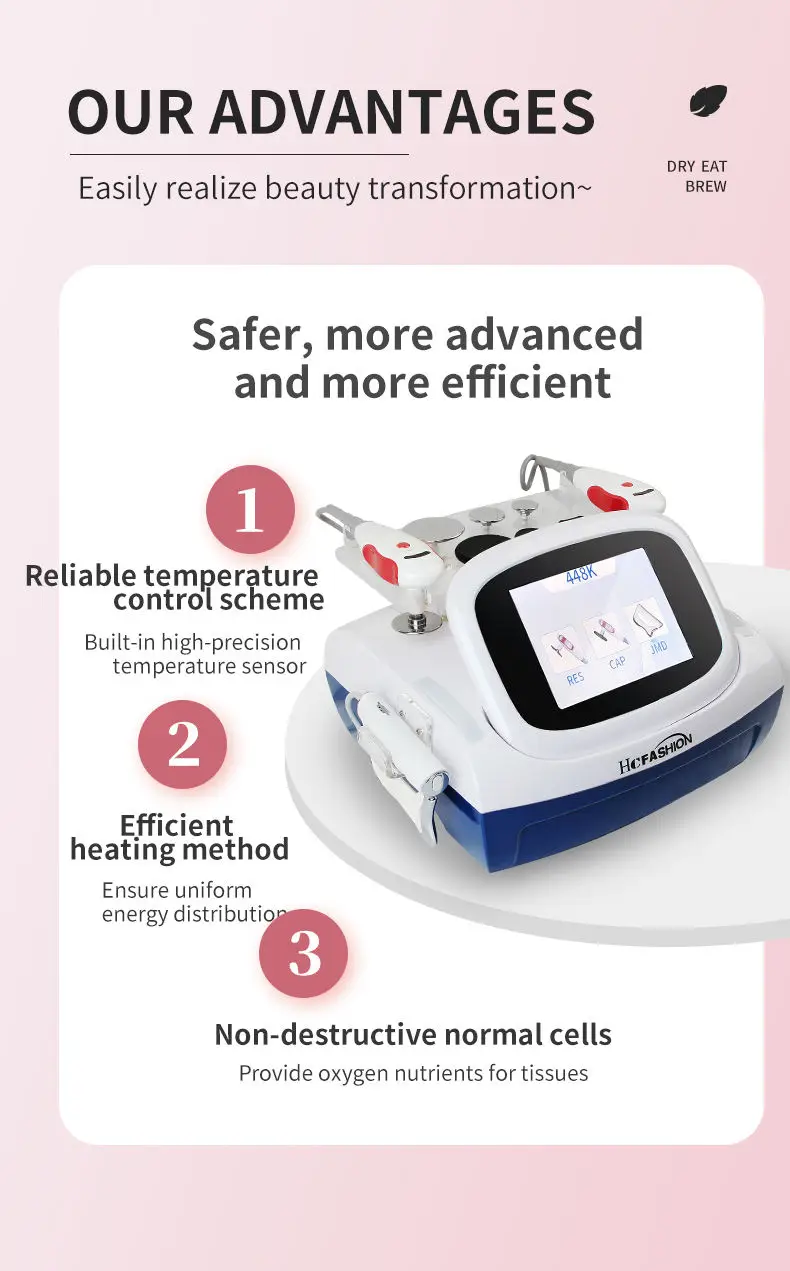448Kskin tightening monopolar cet rf ret rf body shaping weight loss and slimming machine448
448Kskin tightening monopolar cet rf ret rf body shaping weight loss and slimming machine448