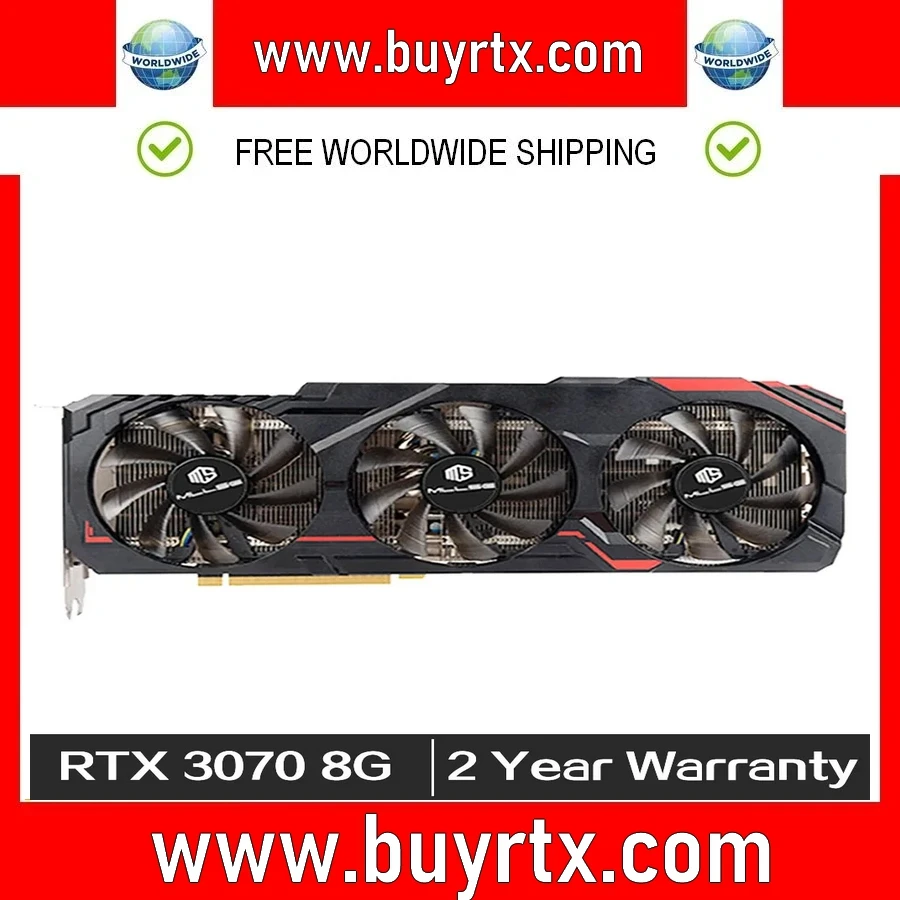 USED RTX 3070 8GB Gaming Graphics Card NVIDIA GPU Placa De Video GDDR6 256bit HDMI*1 DP*3 PCI-E 4.0 x16 rtx 3070 8gb Video Card
USED RTX 3070 8GB Gaming Graphics Card NVIDIA GPU Placa De Video GDDR6 256bit HDMI*1 DP*3 PCI-E 4.0 x16 rtx 3070 8gb Video Card