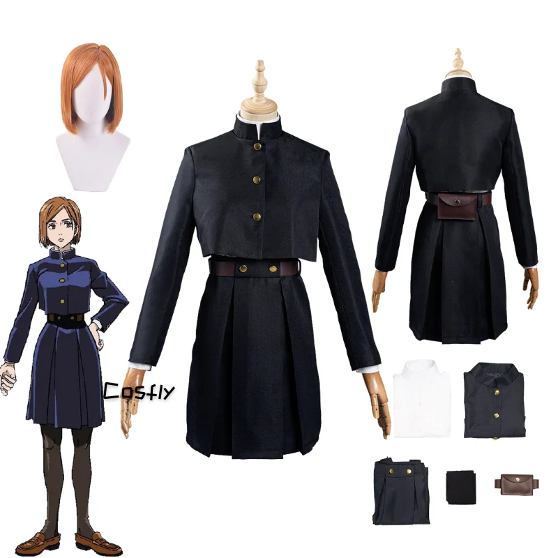 Anime Jujutsu Kaisen Nobara Kugisaki Cosplay Costume School Uniform Shirt Coat Skirt Outfits Women Girls Halloween Carnival Suit
Anime Jujutsu Kaisen Nobara Kugisaki Cosplay Costume School Uniform Shirt Coat Skirt Outfits Women Girls Halloween Carnival Suit