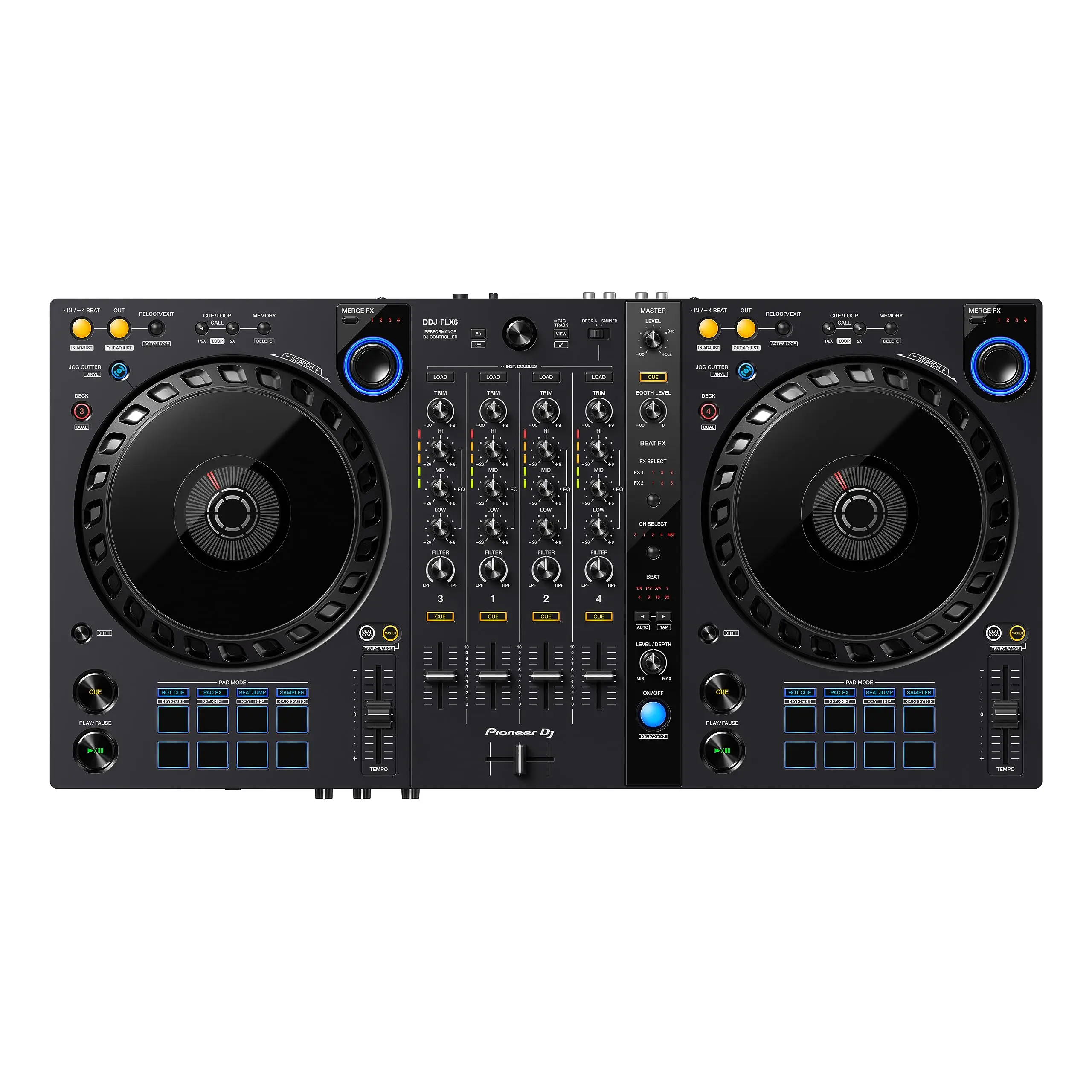 Новогодние продажи, pioneer DJ DDJ-FLX6, 4-канальный DJ-контроллер для рекламного бокса и Serato DJ Pro
Новогодние продажи, pioneer DJ DDJ-FLX6, 4-канальный DJ-контроллер для рекламного бокса и Serato DJ Pro