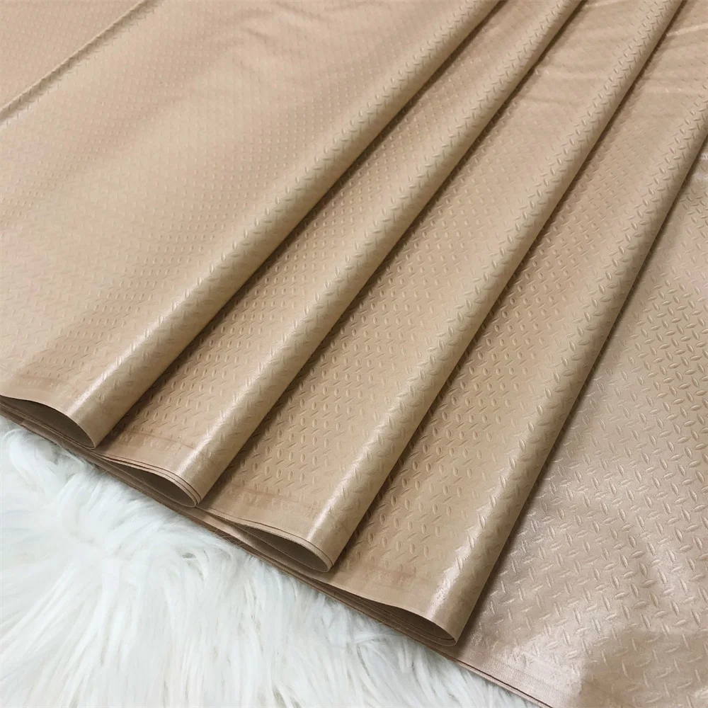 

Newest 5Yards Waterproof Bazin Riche Brode Fabric African 100% Cotton Perfumed Guinea Brocade Fabrics For Man and Women