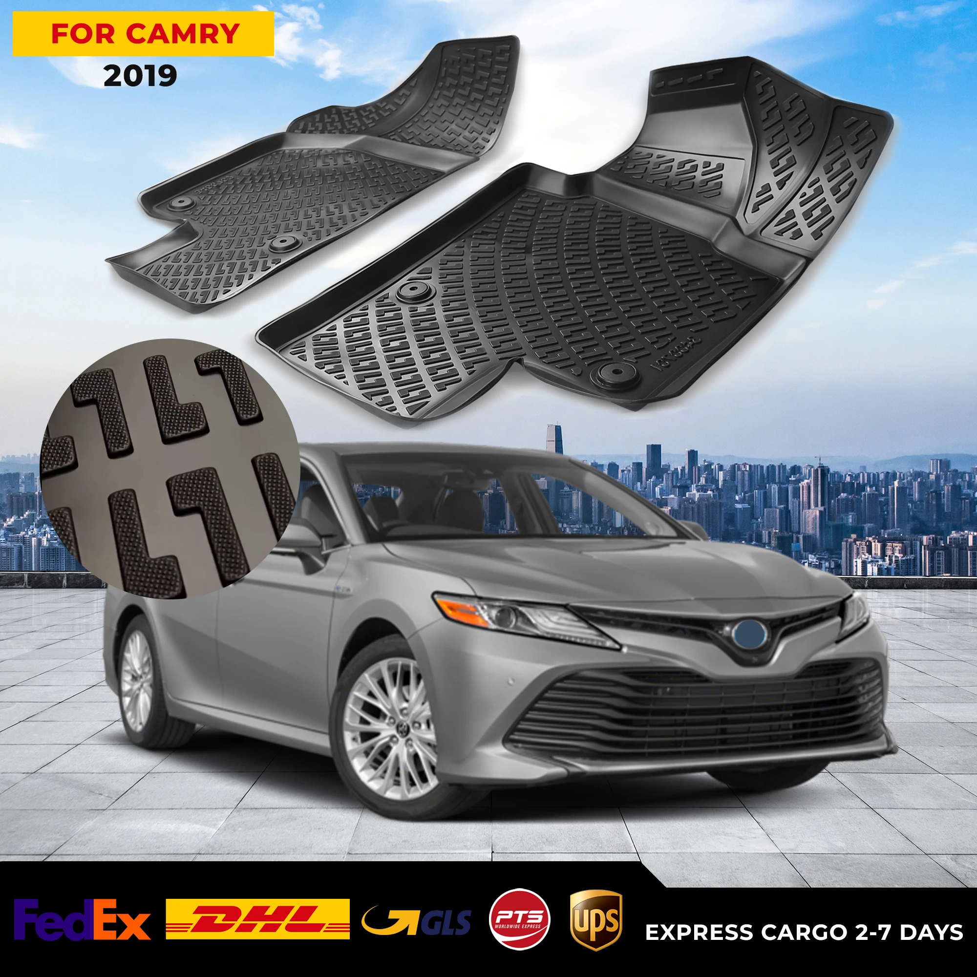 3D Car Floor Liner For Toyota Camry 2019 Hybrid Waterproof Special Foot Pad Fully Surrounded Mat Accessories Rugs Non-slip
3D Car Floor Liner For Toyota Camry 2019 Hybrid Waterproof Special Foot Pad Fully Surrounded Mat Accessories Rugs Non-slip