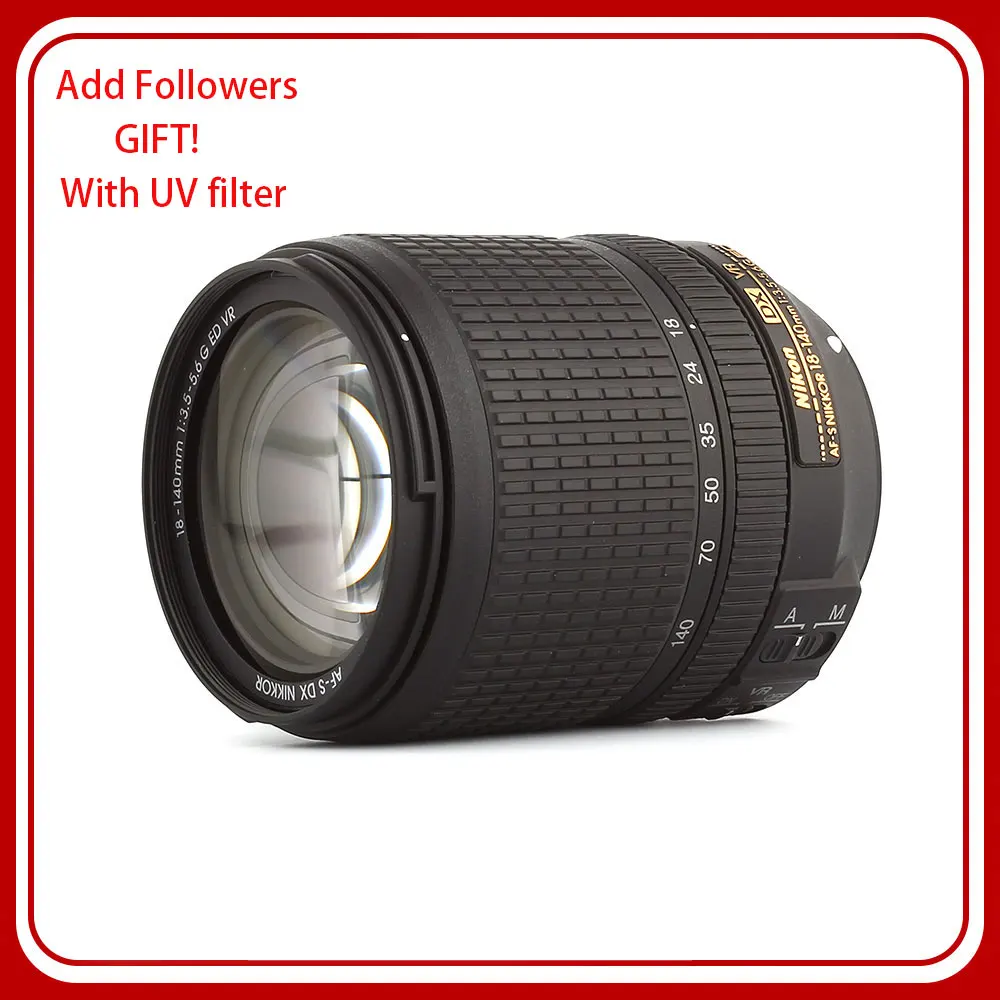 

Nikon AF-S DX NIKKOR 18-140mm f/3.5-5.6G ED VR Lens For Nikon SLR Cameras