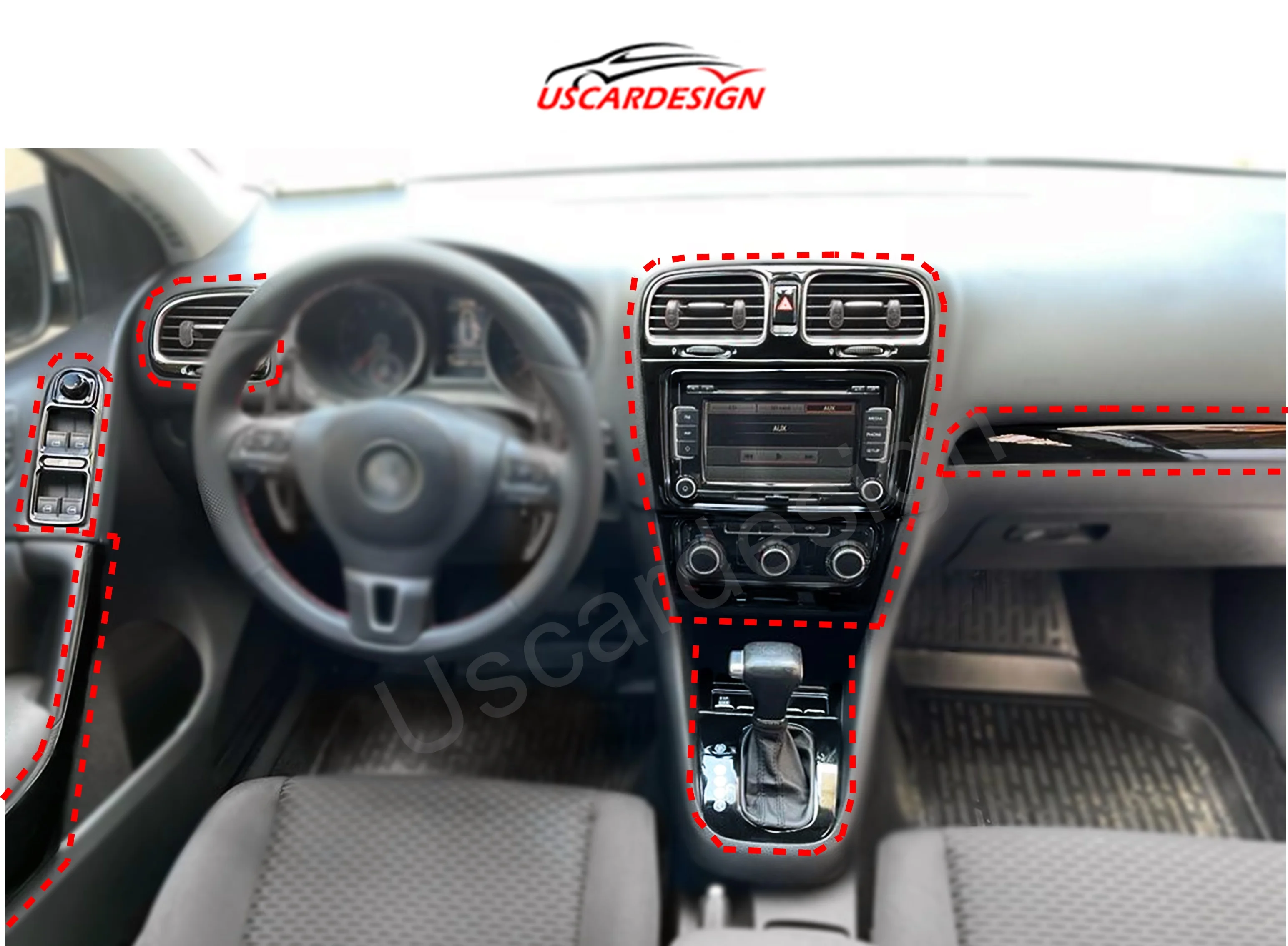 For Volkswagen Golf mk6 (2008-2012) Dashboard Trim Decors, Automobile Accessories, Console Cover, Door Handle, Shifter Knob Gear
For Volkswagen Golf mk6 (2008-2012) Dashboard Trim Decors, Automobile Accessories, Console Cover, Door Handle, Shifter Knob Gear