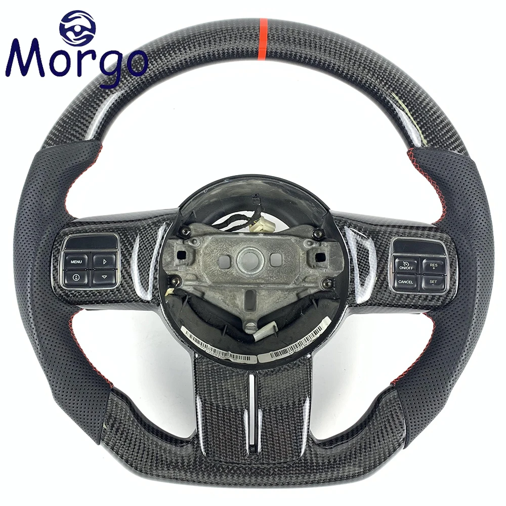 

For JEEP Wrangler JL JK 2011 2012 2013 2014 2015 2016 2017 Custom Carbon Fiber Steering Wheel