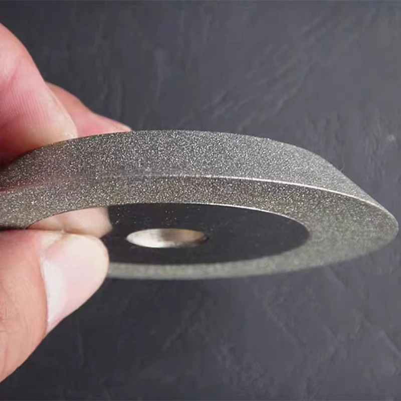 

Алмазный шлифовальный круг со Скосом фотоэлемента, гальваническое покрытие, диаметр 78 мм, внутреннее отверстие 12,7, 45 градусов, 200 сетка