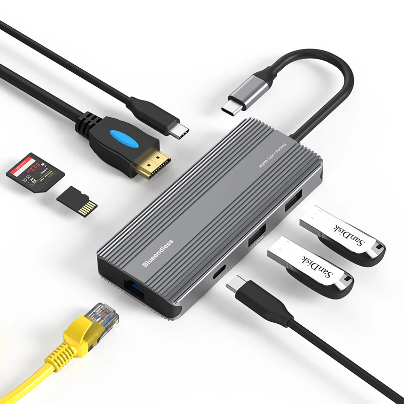 100W Type C to USB 3.1 HUB Dock Station 8K 30Hz 4K 120Hz 60Hz HDMI 2.1 SD TF Card for MacBook Pro Air Extension Splitter Acce
100W Type C to USB 3.1 HUB Dock Station 8K 30Hz 4K 120Hz 60Hz HDMI 2.1 SD TF Card for MacBook Pro Air Extension Splitter Acce