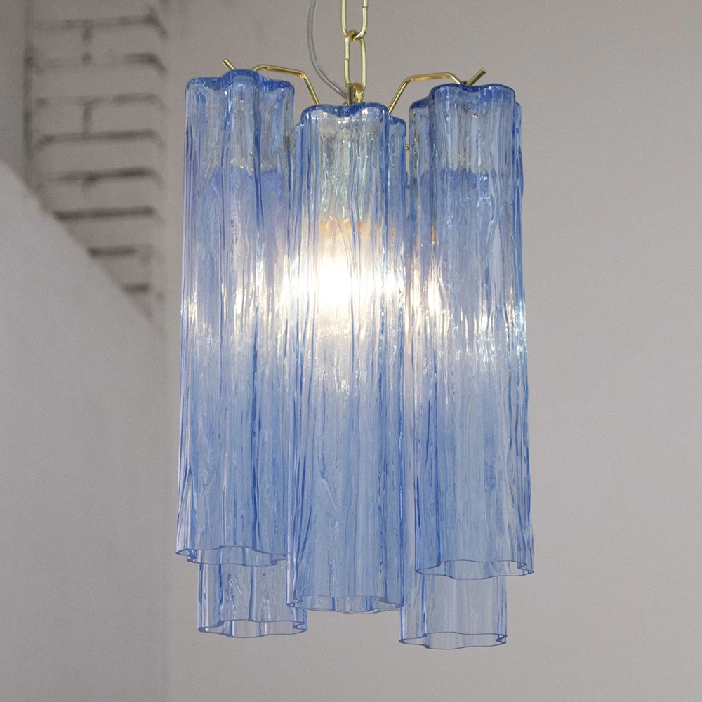 Blue Glass Pendant Light Vintage Designer Crystal Murano Glass Chandelier Lighting Fixture for Dining Room Home LIght
Blue Glass Pendant Light Vintage Designer Crystal Murano Glass Chandelier Lighting Fixture for Dining Room Home LIght
