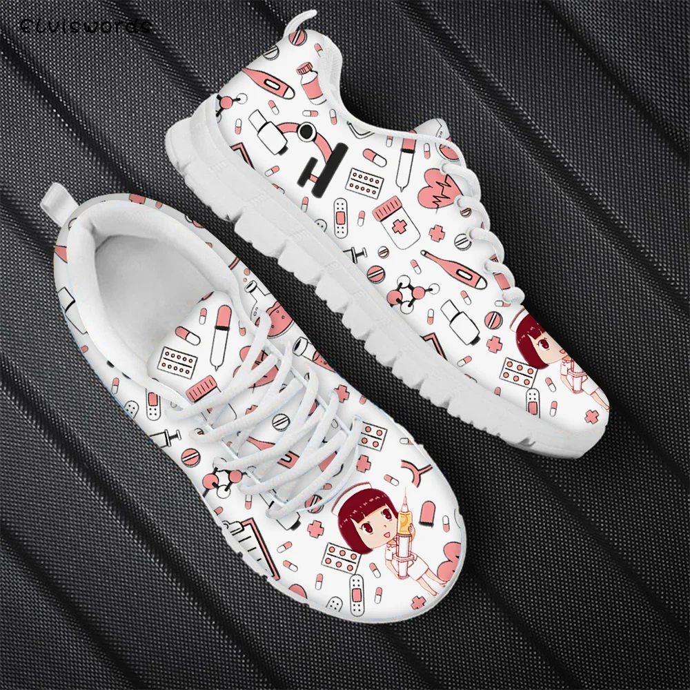 Casual Print Cartoon Nurse/Medical Utensil Ladies Running Shoes Breathable Mesh Sport Shoes Lightweight Graffiti Soft Sole Shoes
Casual Print Cartoon Nurse/Medical Utensil Ladies Running Shoes Breathable Mesh Sport Shoes Lightweight Graffiti Soft Sole Shoes