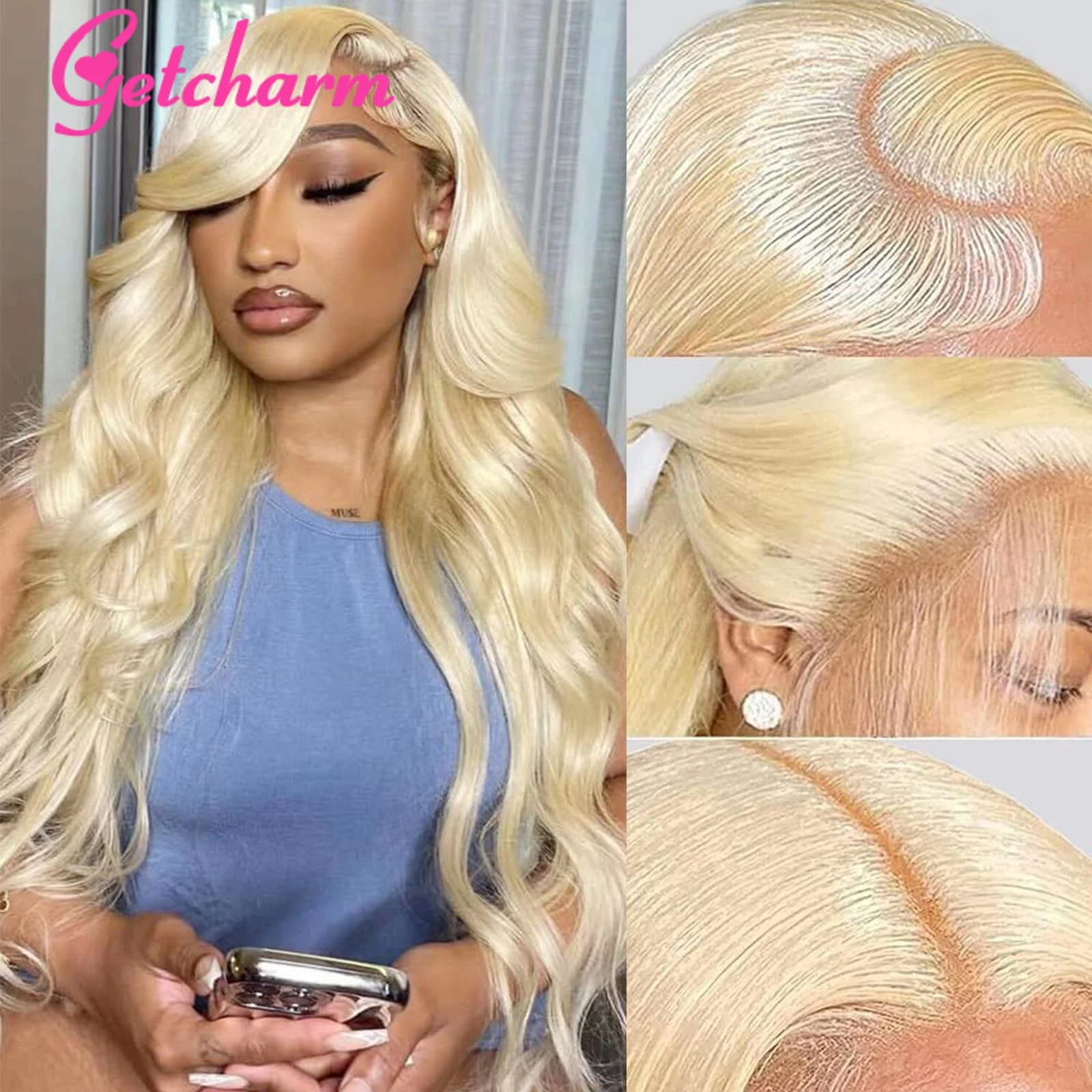 613 Lace Frontal Wigs Human Hair Blonde 13x4 13x6 HD Brazilian Body Wave Transparent Lace Front Human Hair Wigs For Black Women
613 Lace Frontal Wigs Human Hair Blonde 13x4 13x6 HD Brazilian Body Wave Transparent Lace Front Human Hair Wigs For Black Women