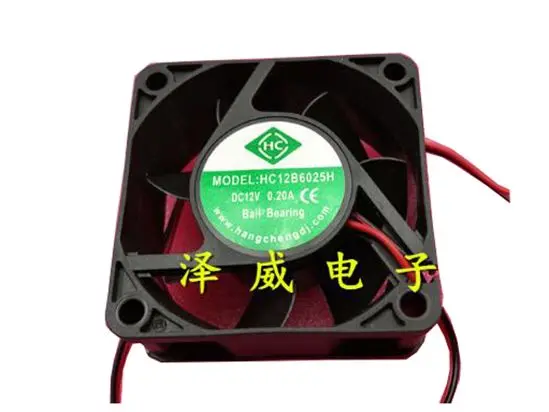 Вентилятор охлаждения сервера HangChengdj HC12B6025H, постоянный ток 12 В, 0,20 A, 60x60x25 мм, 2 провода
Вентилятор охлаждения сервера HangChengdj HC12B6025H, постоянный ток 12 В, 0,20 A, 60x60x25 мм, 2 провода