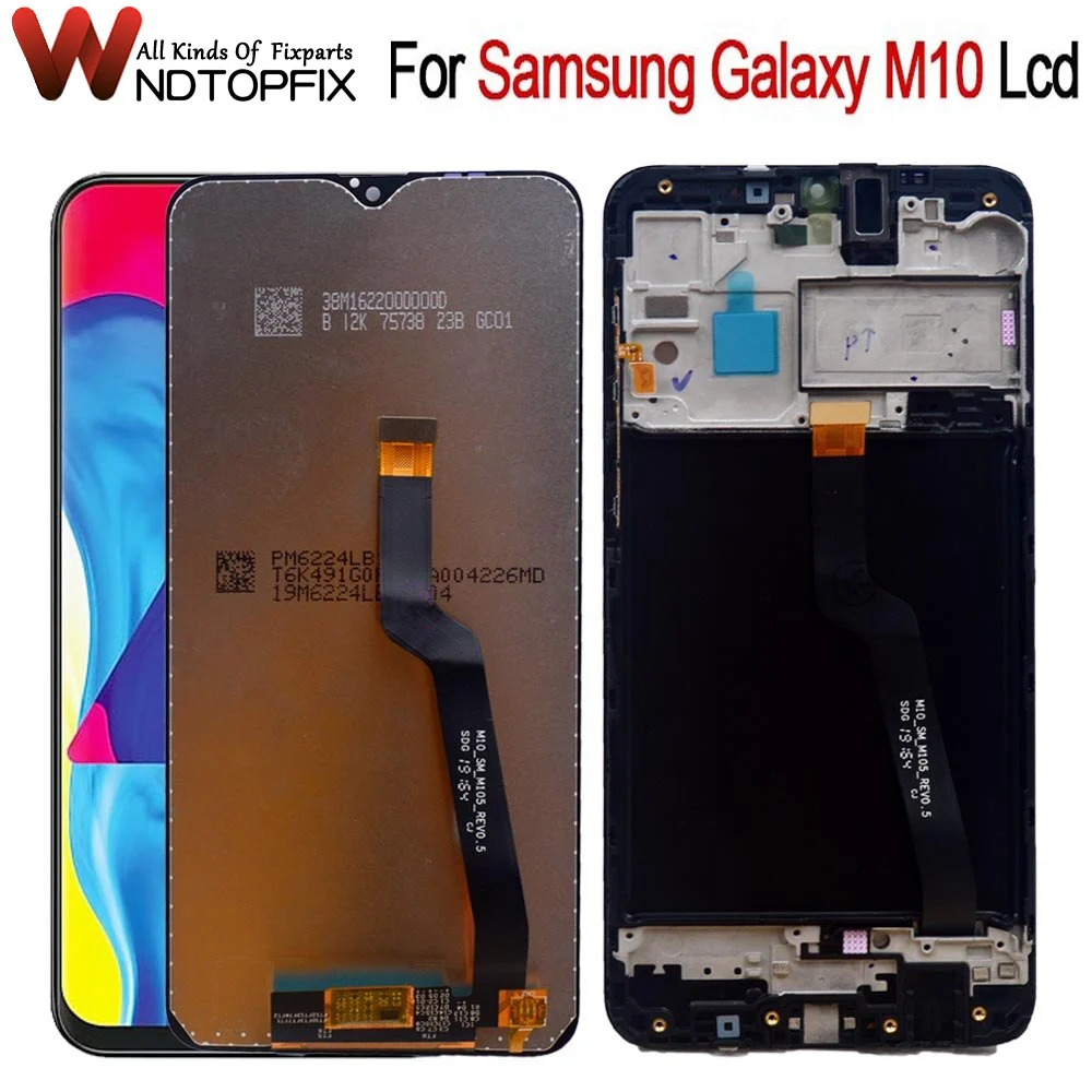 6.22" For SAMSUNG Galaxy M10 LCD Display Touch Screen Replacement Part SM-M105F SM-M105G SM-M105Y SM-M105M Screen With Tools
6.22" For SAMSUNG Galaxy M10 LCD Display Touch Screen Replacement Part SM-M105F SM-M105G SM-M105Y SM-M105M Screen With Tools