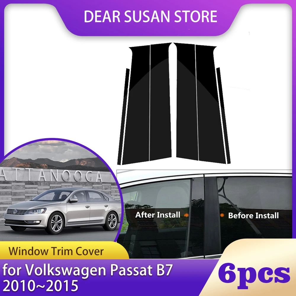 6 шт., автомобильная накладка на окно для Volkswagen VW Passat B7 2010 ~ 2015 2011 2012 B C
6 шт., автомобильная накладка на окно для Volkswagen VW Passat B7 2010 ~ 2015 2011 2012 B C