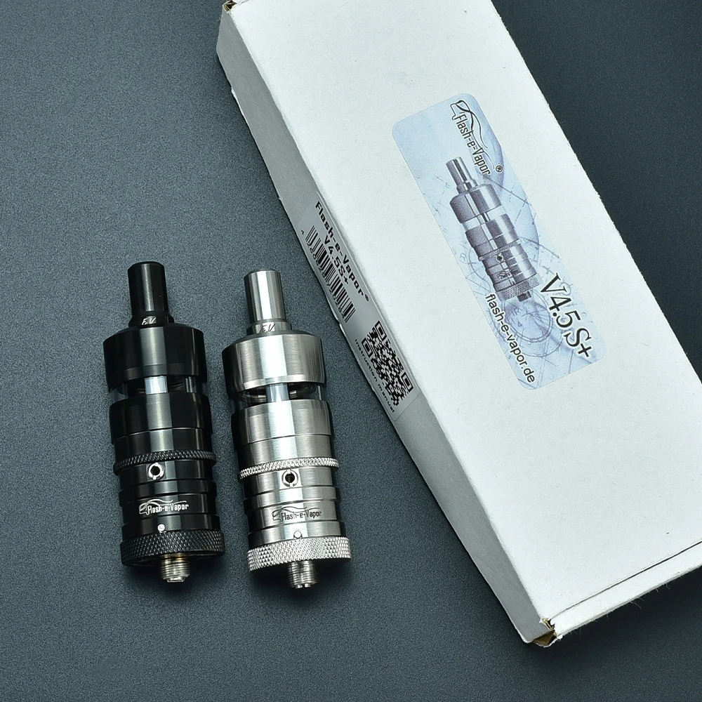 

YFTK Flash e-Vapor V4.5S+ Style RTA Rebuildable Tank Vape Atomizer 316 Stainless Steel 4.5ml 23mm Atomizer Tank Vaporizer vape