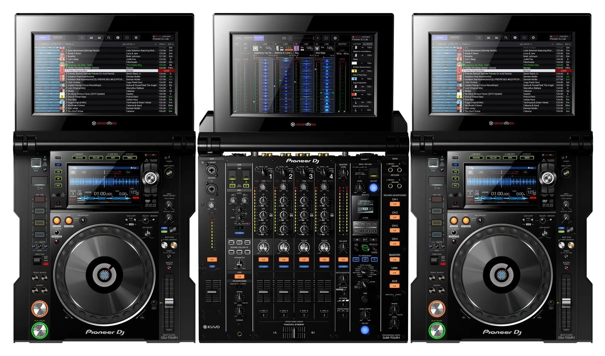 DJ 2X CDJ-TOUR1 + DJM-профессиональная мультиплеерная система с сенсорным экраном.
DJ 2X CDJ-TOUR1 + DJM-профессиональная мультиплеерная система с сенсорным экраном.