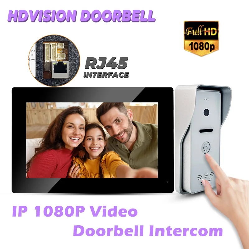 Top Sales IP Video Doorbell Intercom 7 Inch Touchscreen HD 1080P One Button to Call
Top Sales IP Video Doorbell Intercom 7 Inch Touchscreen HD 1080P One Button to Call