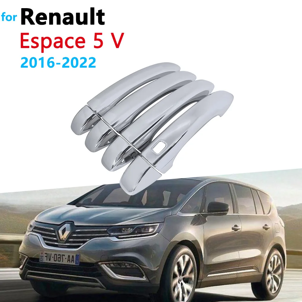 for Renault Espace 5 V MK5 2020 2017 2018 2016~2022 Chrome Door Handle Cover Car Accessories Sticker Rustproof Catch Decoration
for Renault Espace 5 V MK5 2020 2017 2018 2016~2022 Chrome Door Handle Cover Car Accessories Sticker Rustproof Catch Decoration